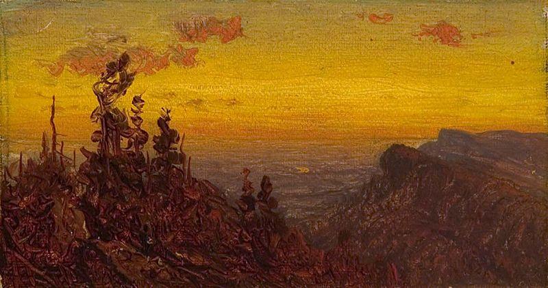 Sanford Robinson Gifford From the Shawangunk Mountains Germany oil painting art